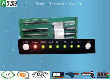 วงจร SMT พร้อมไฟแบ็คไลท์ LED สวิตช์ปุ่มกดเมมเบรนสำหรับลายนูน
