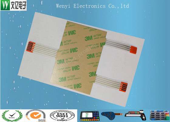 Capacitive Touch Membrane Panel Switch พร้อมพิมพ์สกรีนกระจกนิรภัย